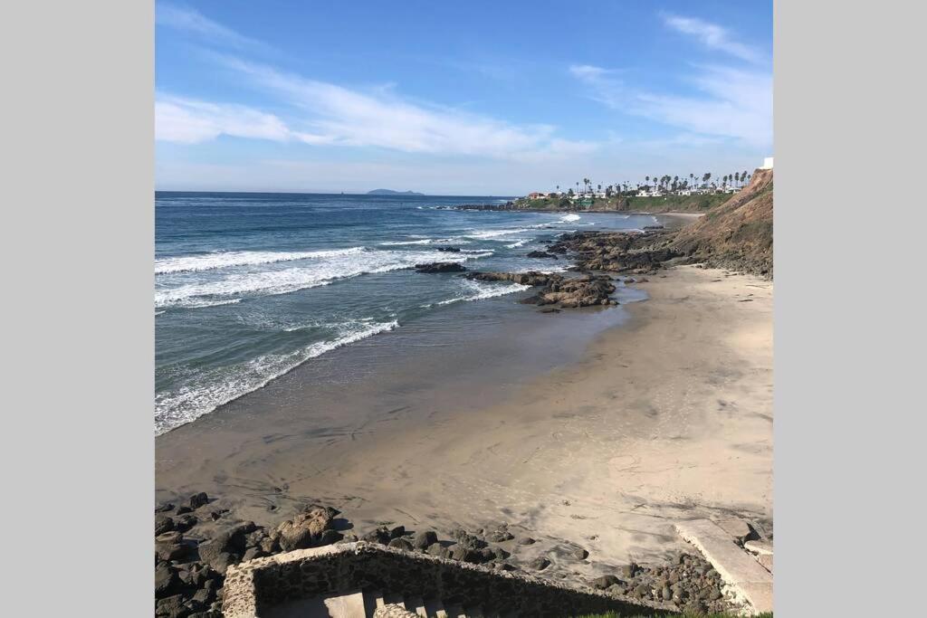 Beachfront Condo Close Puerto Nuevo, Papas, And Valle De Guadalupe Rosarito Eksteriør billede
